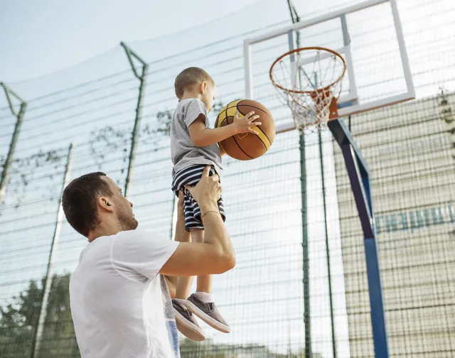 Play family basketball!