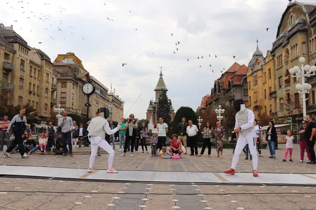 Fencing demonstrations