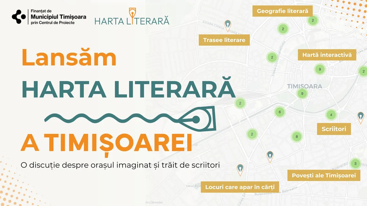 Lansăm Harta Literară a Timișoarei!