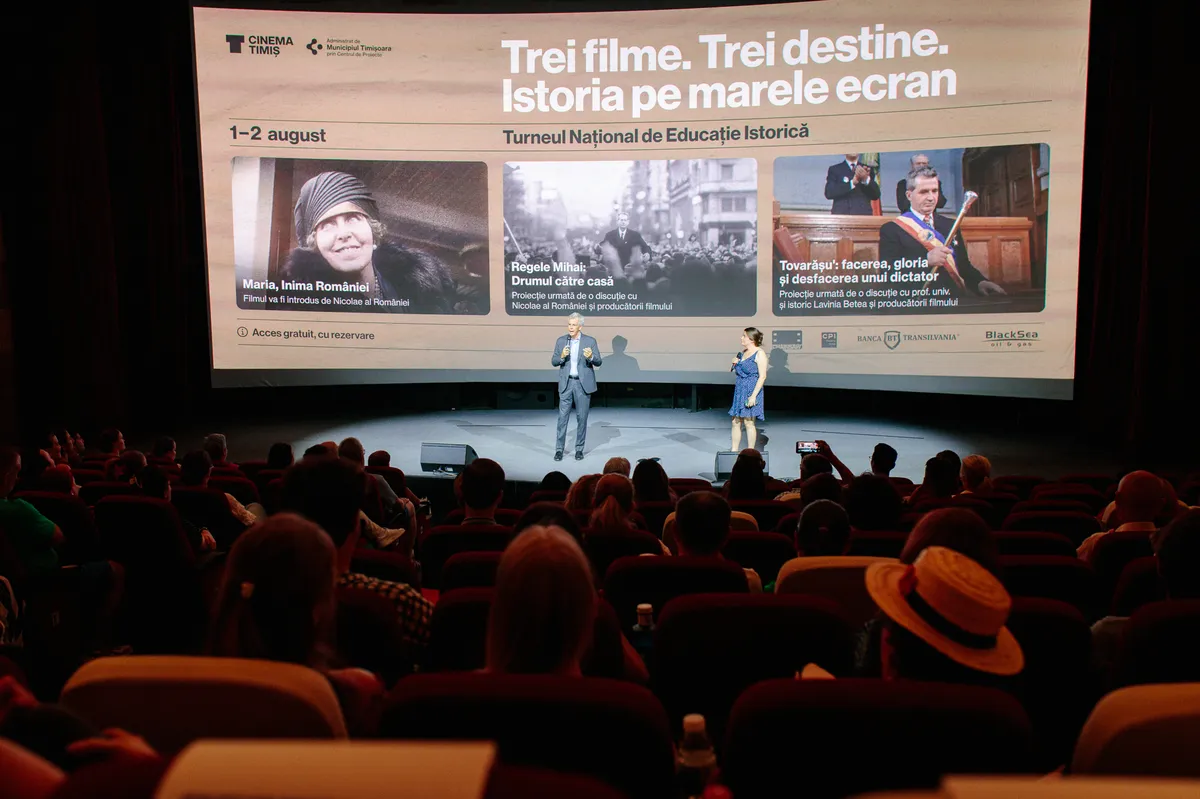 2 august 2026, la Cinema Timiș, Trei filme. Trei destine. Istoria pe marele ecran, credit foto: Remus Dăescu