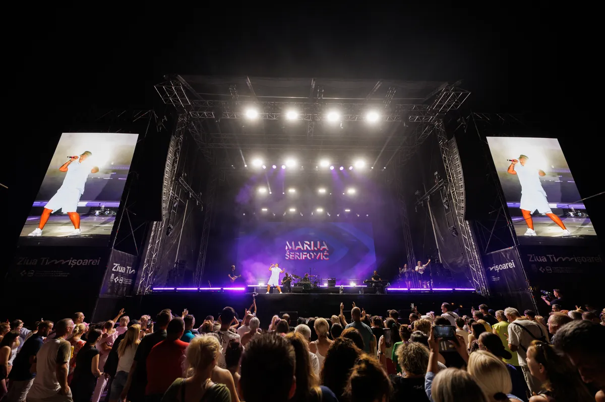 Marija Šerifović, concert în premieră la Timișoara, duminică, 2 august, Bulevardul I.C. Brătianu, credit foto: Andra Usvat